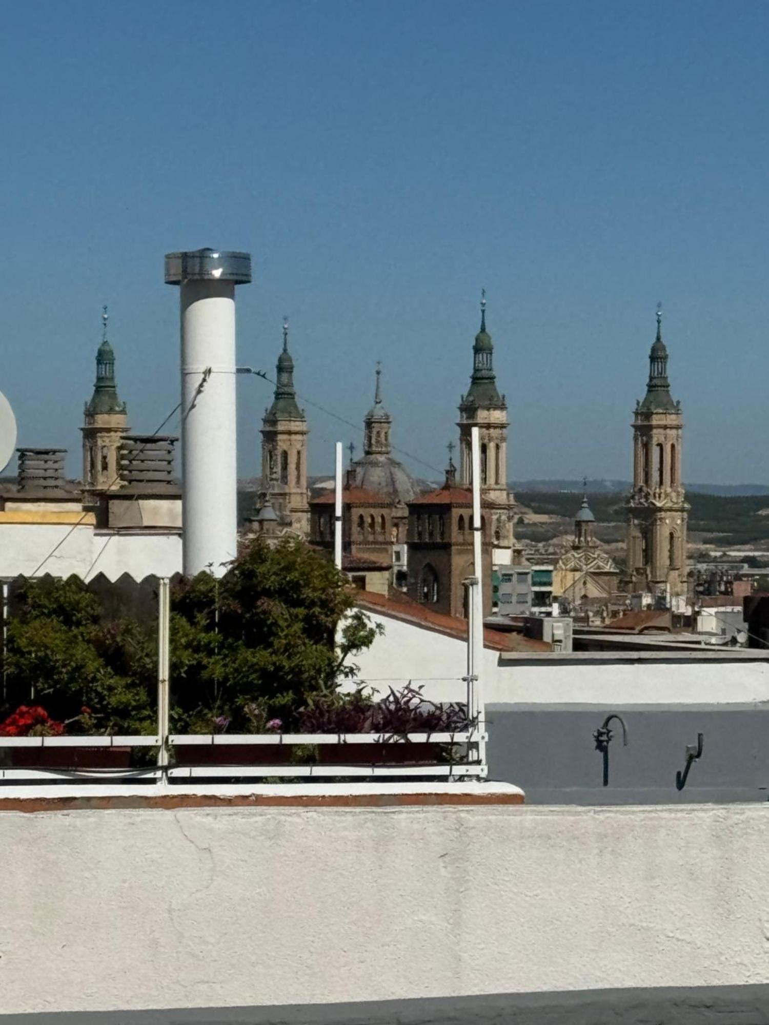 Atico Centro Sol Y Vistas Lejlighed Zaragoza Eksteriør billede